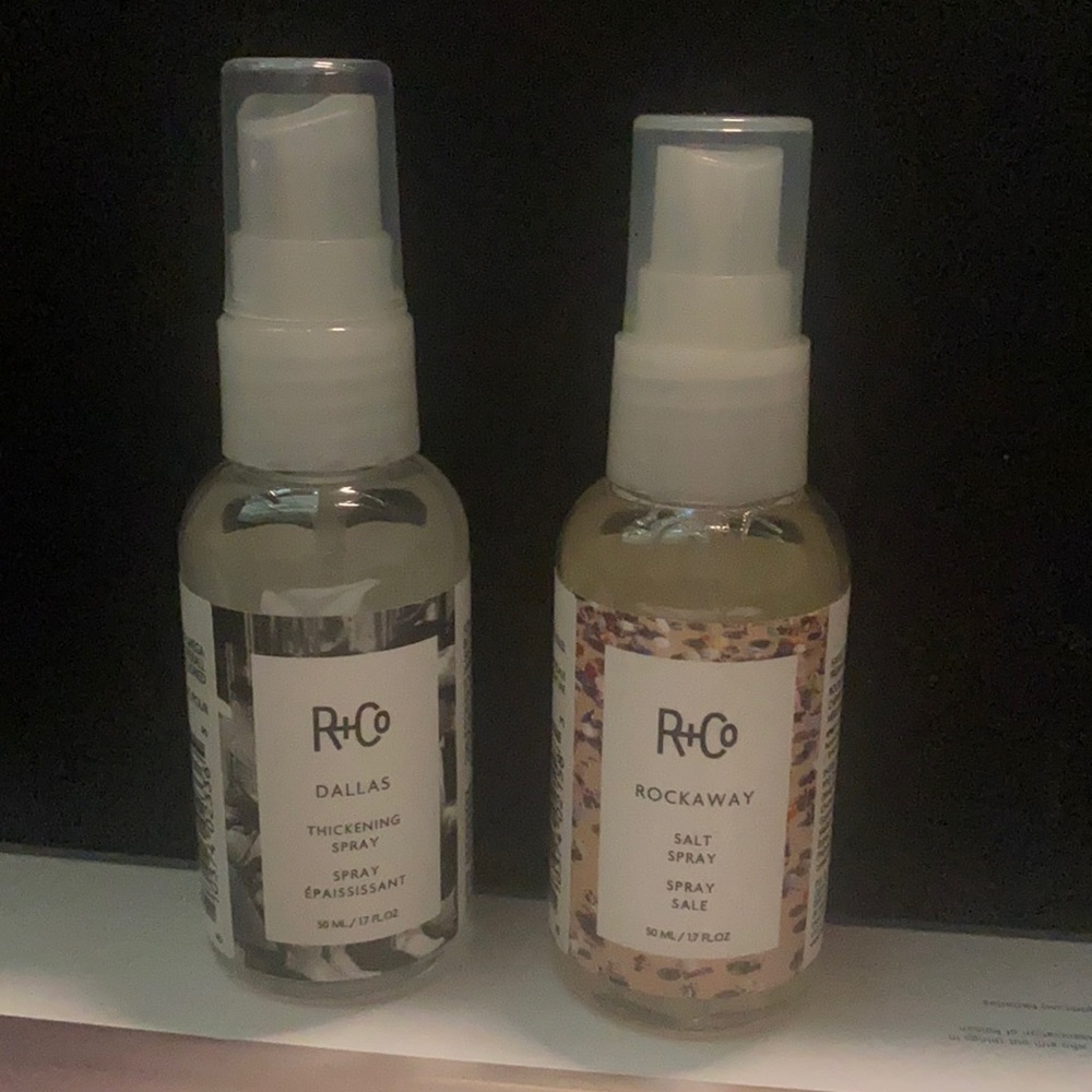 NEW R+Co Dallas Thickening Spray & Rockaway Salt Spray bundle
